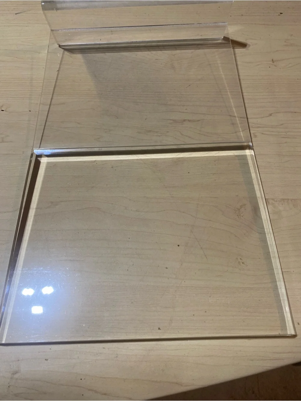Acrylic/lucite 8 x 10 frame